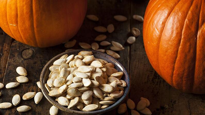 síolta pumpkin i gcoinne paraisítí